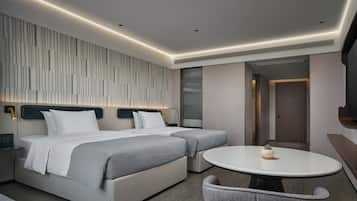 Standard Twin Room | Desk, blackout drapes, iron/ironing board, free WiFi