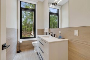 Shower, hair dryer, towels, soap - Cottage in Bala (Bala)