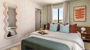 3 bedrooms, WiFi, bed sheets - Desert Willow • Pool, Hot Tub, Sauna, Pickleball • Private 1.4-Acre Retreat (Joshua Tree)