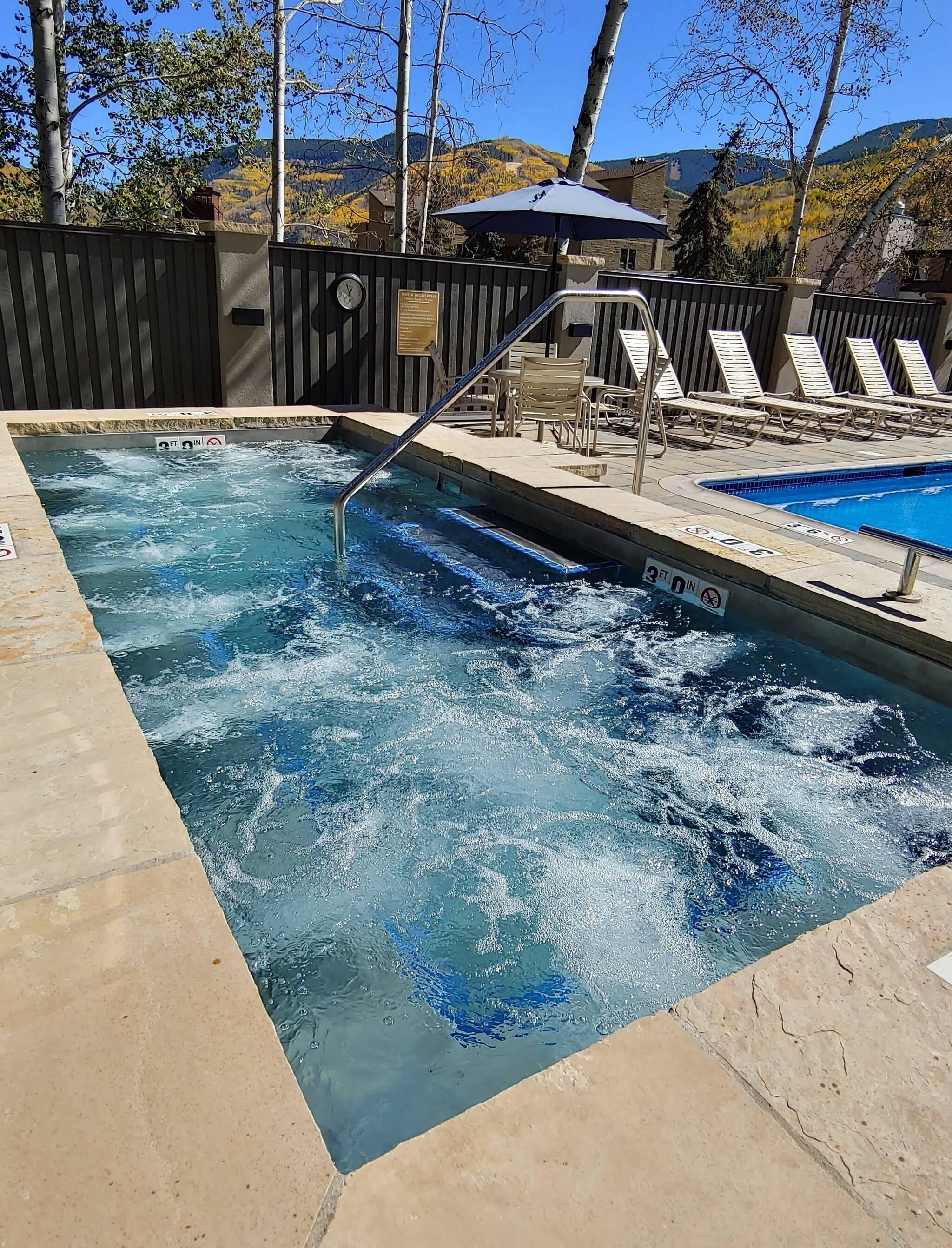 Una piscina climatizada