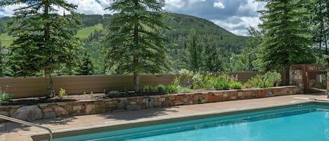 Condo, 1 King Bed (Sun Vail 22A, 2BD,2BA condo with Vail) | Pool | A heated pool