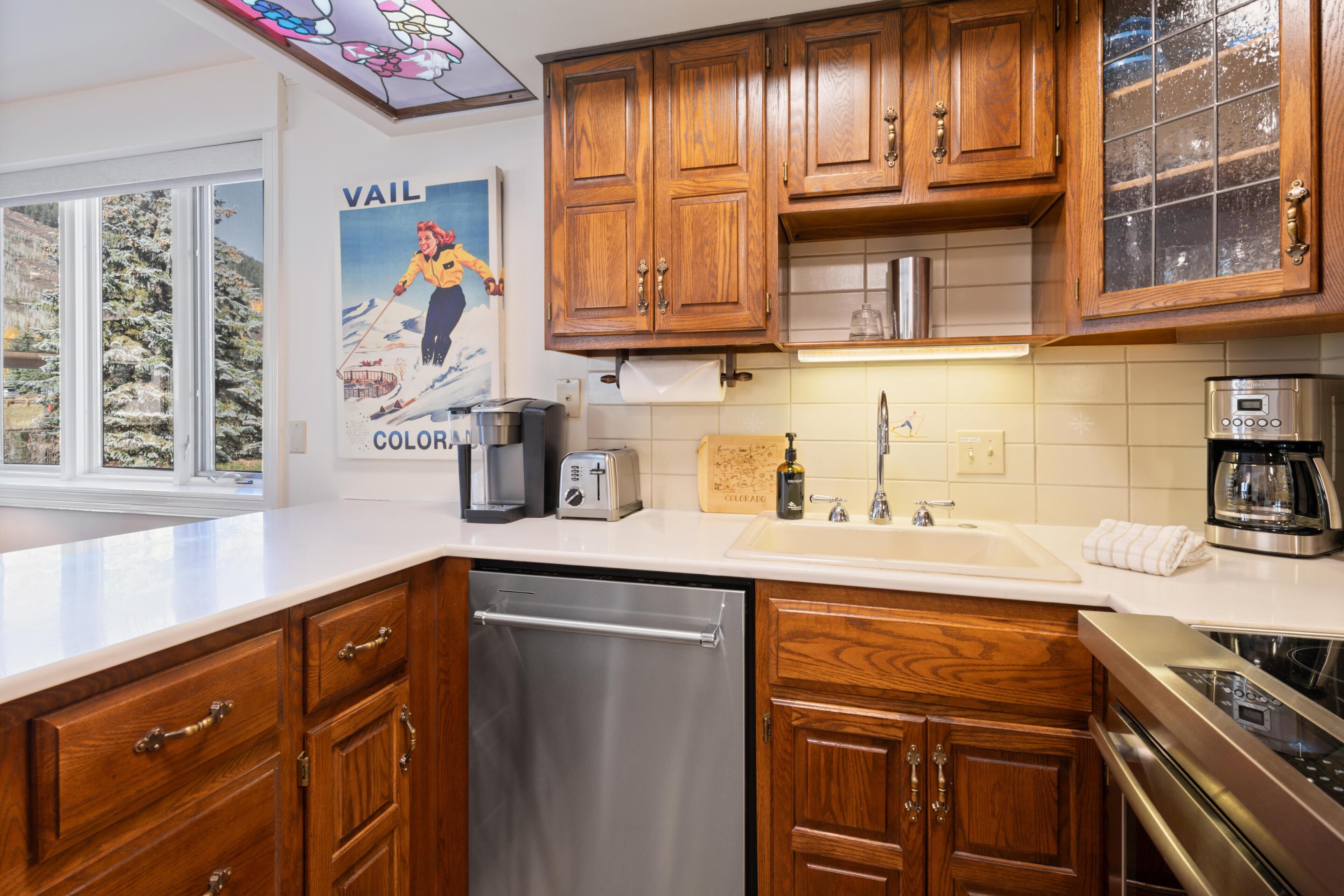 Lägenhet - 1 kingsize-säng med bäddsoffa (Westwind 209 1BD, 1BA Platinum Condo ) | Eget kök