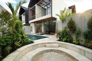 Villa, 2 Bedrooms, Private Pool, Pool View | Terrace/patio - Bintang Villas Ubud (Ubud)