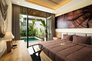 Villa, 2 Bedrooms, Private Pool, Pool View | View from room - Bintang Villas Ubud (Ubud)