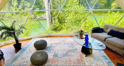 Geodesic Dome Home on the Skykomish River!