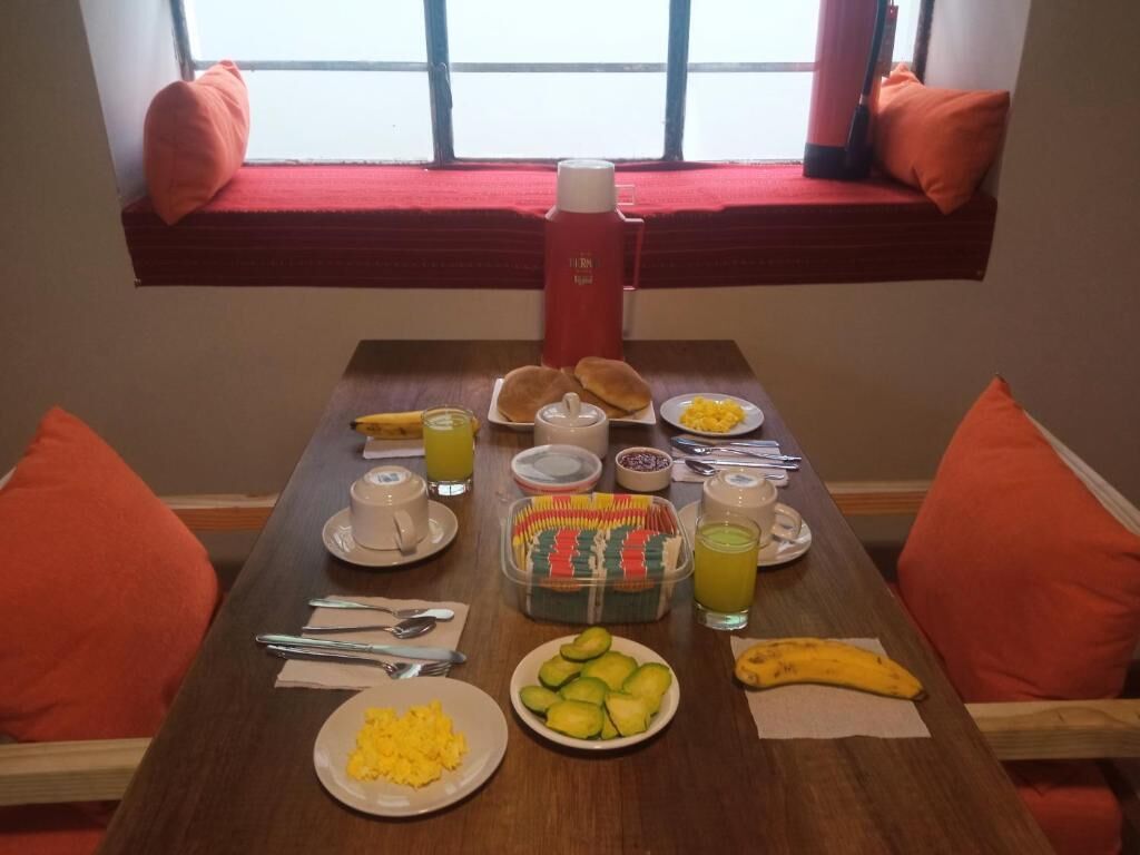 Habitación básica doble, patio, vistas al patio | Restauración