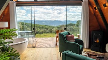 Comfort Chalet, Mountain View | Living area