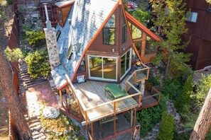 Exterior - Lake Tahoe A-Frame w/ Amazing Lake Views & Movie Screen (Incline Village)