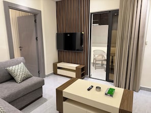 Apartment, 1 Bedroom, Accessible, Smoking | Living room - 002 JRE Apartment With Stunning Boulevard Veiw (Amman)