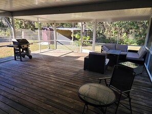 Terrace/patio - Charming Lake Harris with Private Boat Parking (Leesburg)
