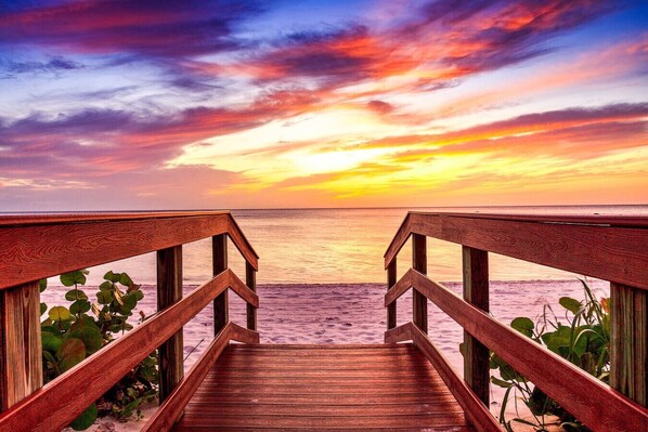Front of property - Seaside Serenity Steps to Beach (Naples)
