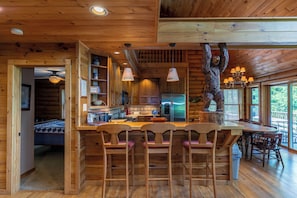 Interior - Four Points With Mountain Views, King With Fireplace on Main, hot Tub, pet Friendly (Vilas)