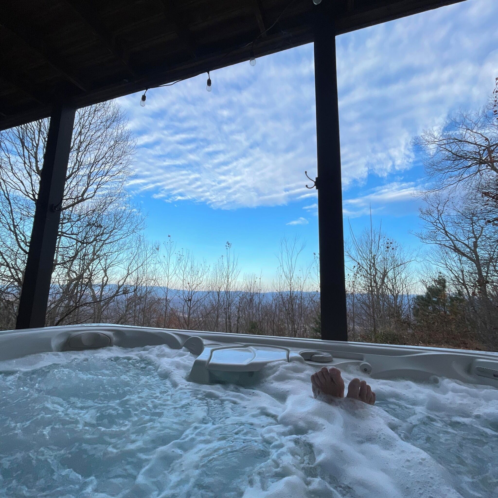 Bain à remous extérieur