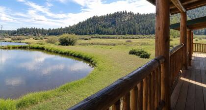 Cozy Log Suite #253 • King Suite by the Trout Ponds