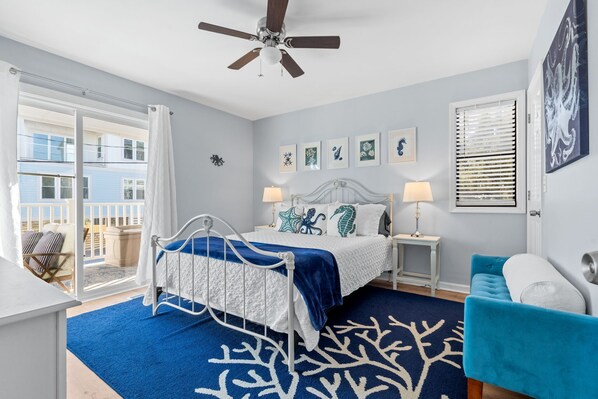 2 bedrooms, travel crib, WiFi, bed sheets