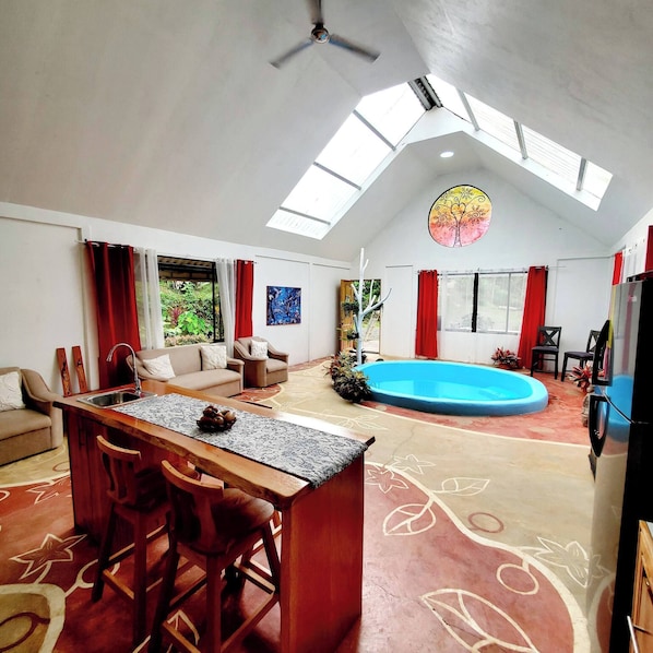Ferienhaus, 2 Schlafzimmer, Terrasse | Innenbereich