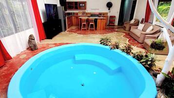 Ferienhaus, 2 Schlafzimmer, Terrasse | Pool
