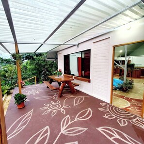 Ferienhaus, 2 Schlafzimmer, Terrasse | Balkon