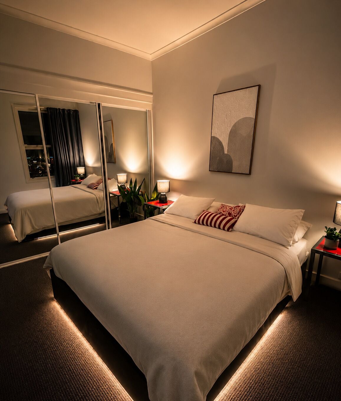 Luxury Room, City View | Desk, laptop workspace, WiFi (free), bed sheets
