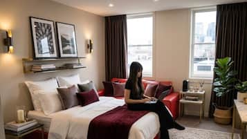 Room, City View | Desk, laptop workspace, free WiFi