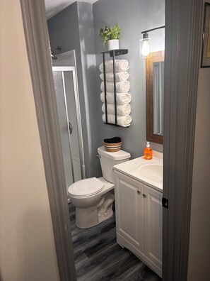 Hårtørrer, håndklæder, Sæbe, Shampoo
