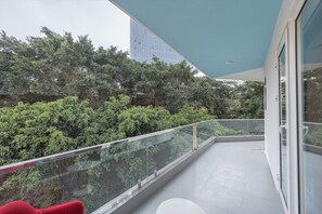 Uitzicht vanuit accommodatie
