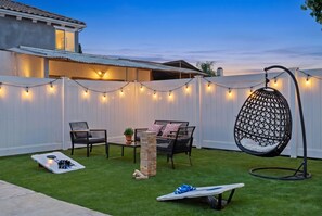 Terrace/patio - NEW l Luxe Midway City Retreat l Sleeps 12 (Midway City)