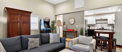 TV, video games, offices