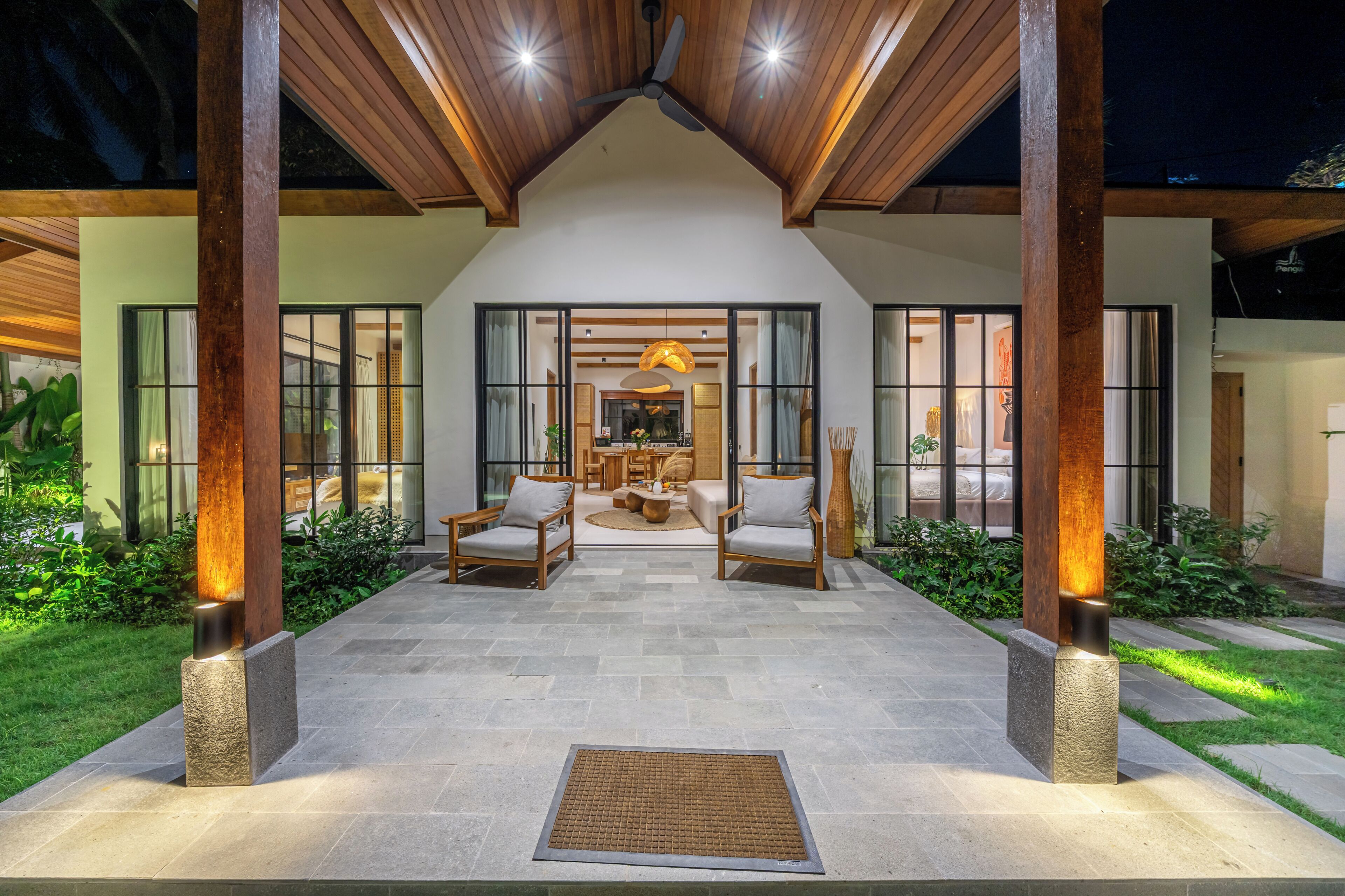 Vila superluxo, vista para a piscina | Terraço/pátio