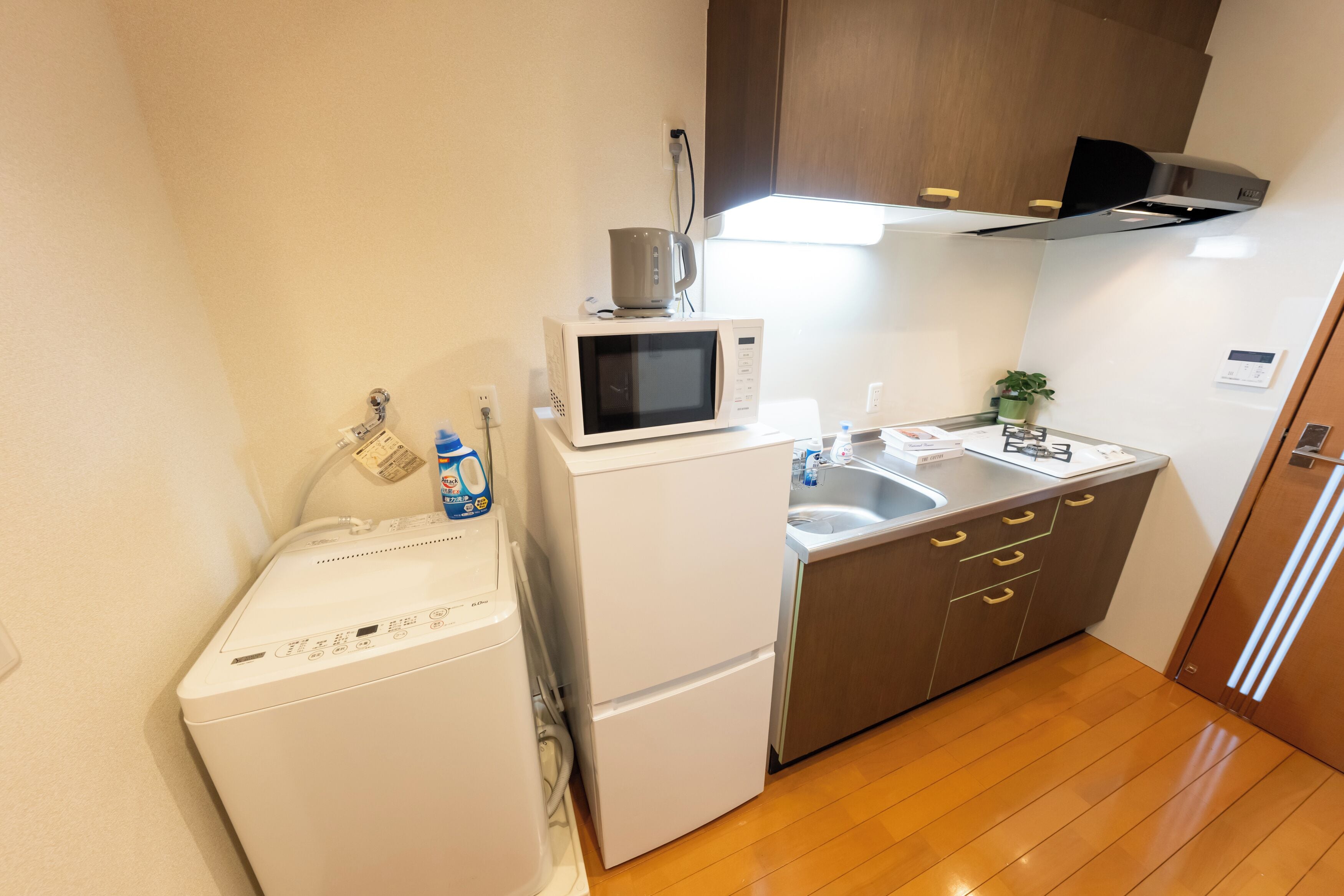 Basic-Apartment, 1 Doppelbett, Nichtraucher, Kühlschrank und Mikrowelle | Eigene Küche