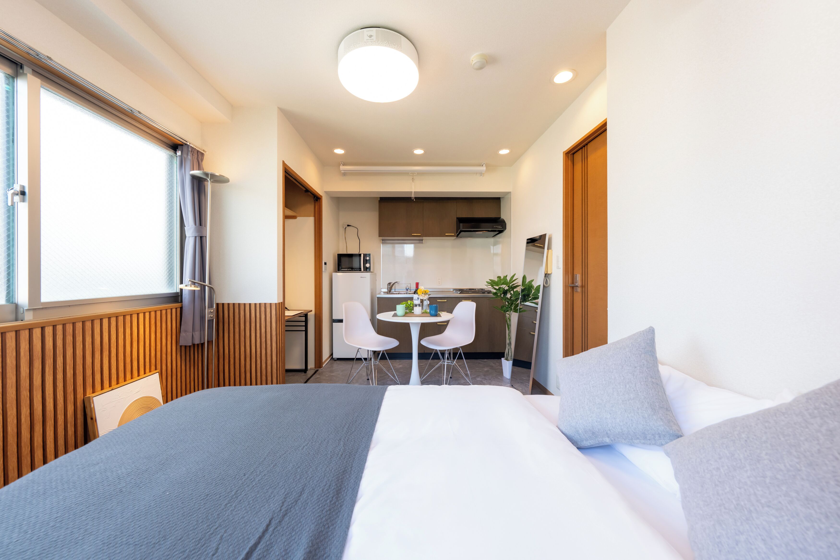 Basic-Apartment, 1 Doppelbett, Nichtraucher, Kühlschrank und Mikrowelle