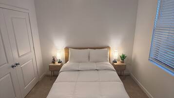 1 bedroom, travel cot, free WiFi, bed sheets