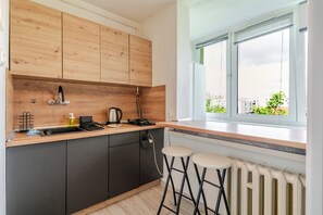 Fridge, stovetop, toaster - Gagarina Charming Apartment (Gliwice)