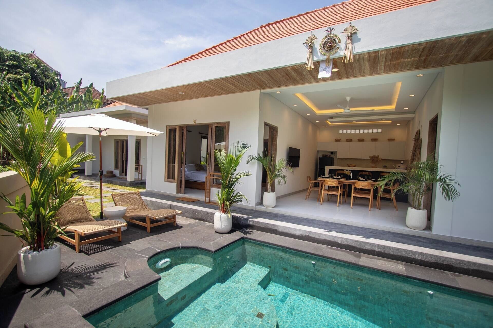 Familienvilla, 3 Schlafzimmer, eigener Pool | Pool | Außenpool