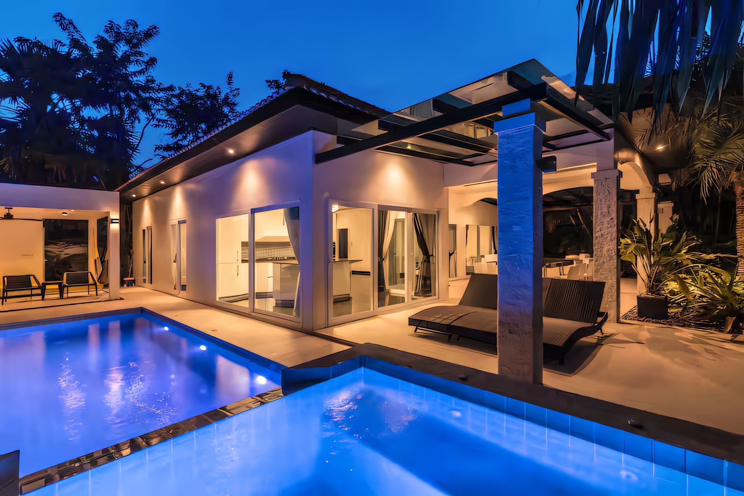 Luxury-Villa, Gartenblick | Pool