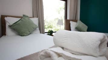2 bedrooms, iron/ironing board, free WiFi, bed sheets