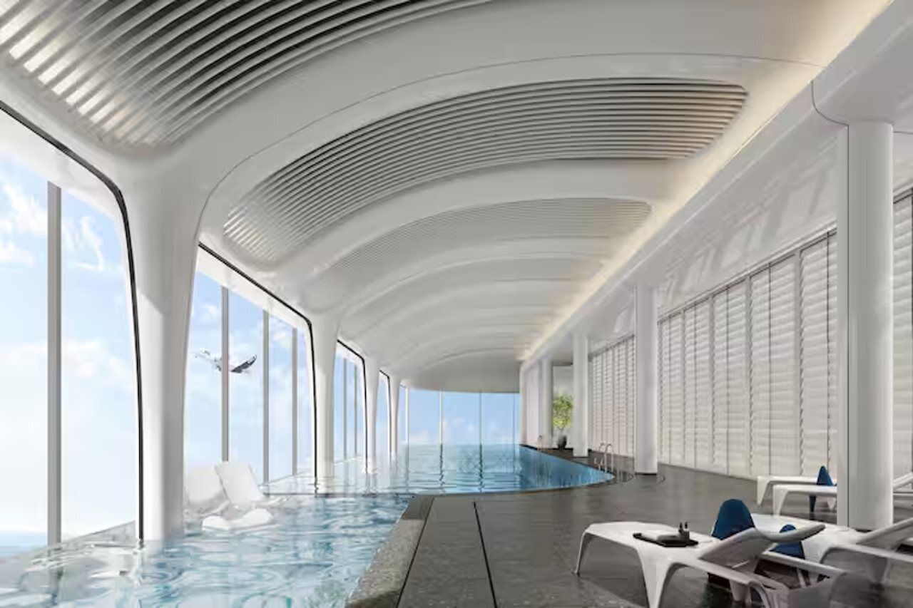 Indoor pool, outdoor pool