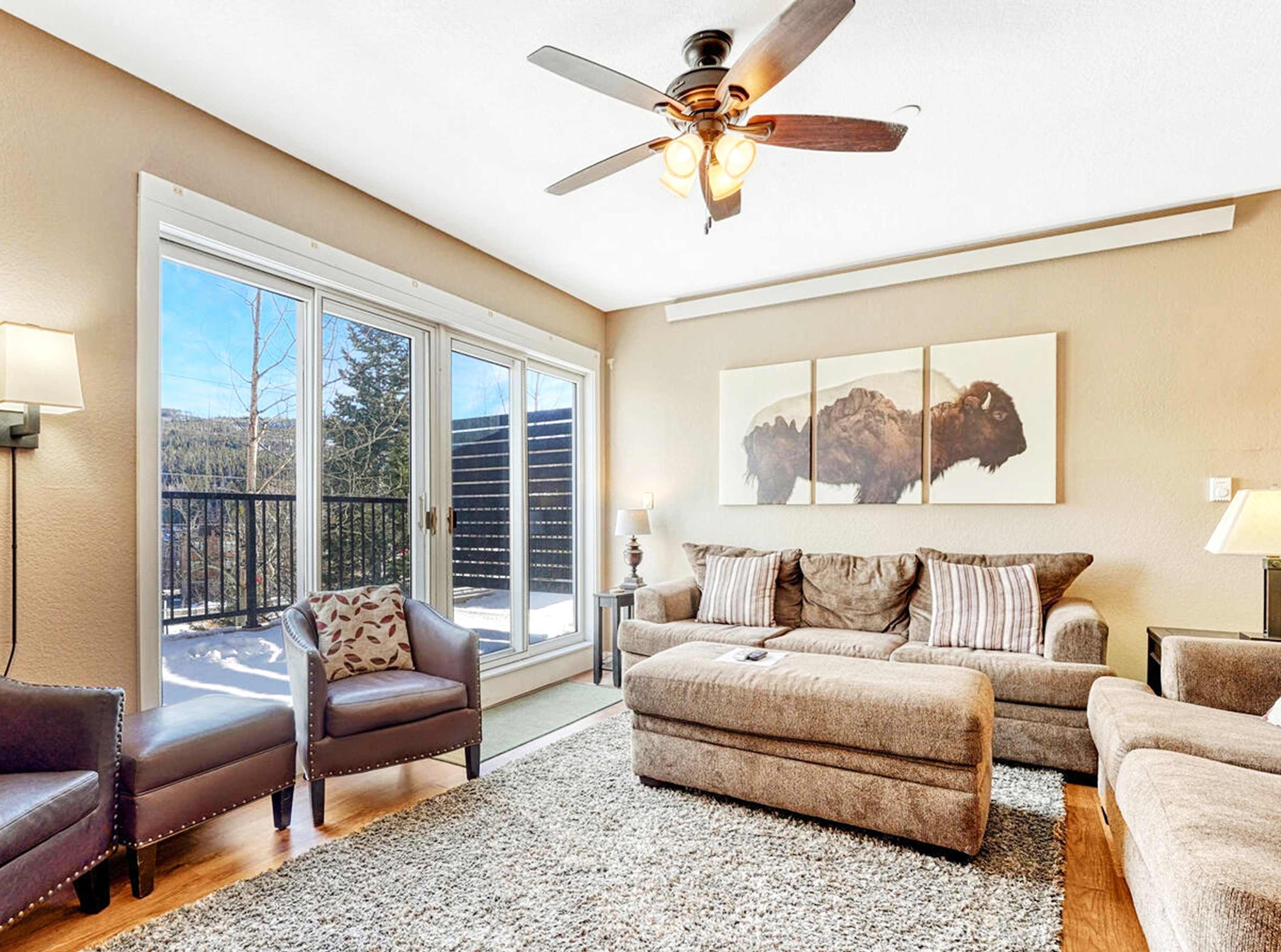 TV, fireplace, offices