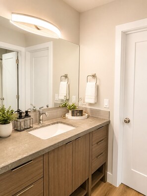 Hair dryer, towels, soap, toilet paper - Modern and Cozy Retreat (Pleasant Grove)