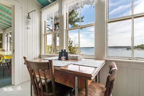 Dining - Pinecroft: Spacious Southport Getaway with Association Dock Access, Patio & Mooring Available (Southport)