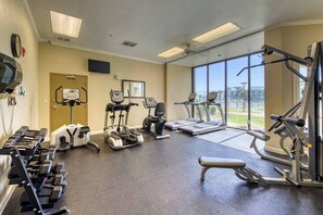 Apartment, 1 Bedroom, Accessible, Balcony | Fitness facility - Tropic Like its hot Beach View Plantation 4515 (Gulf Shores)