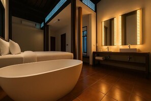 Design-Doppelzimmer, Terrasse, Blick auf den Innenhof | Wellness