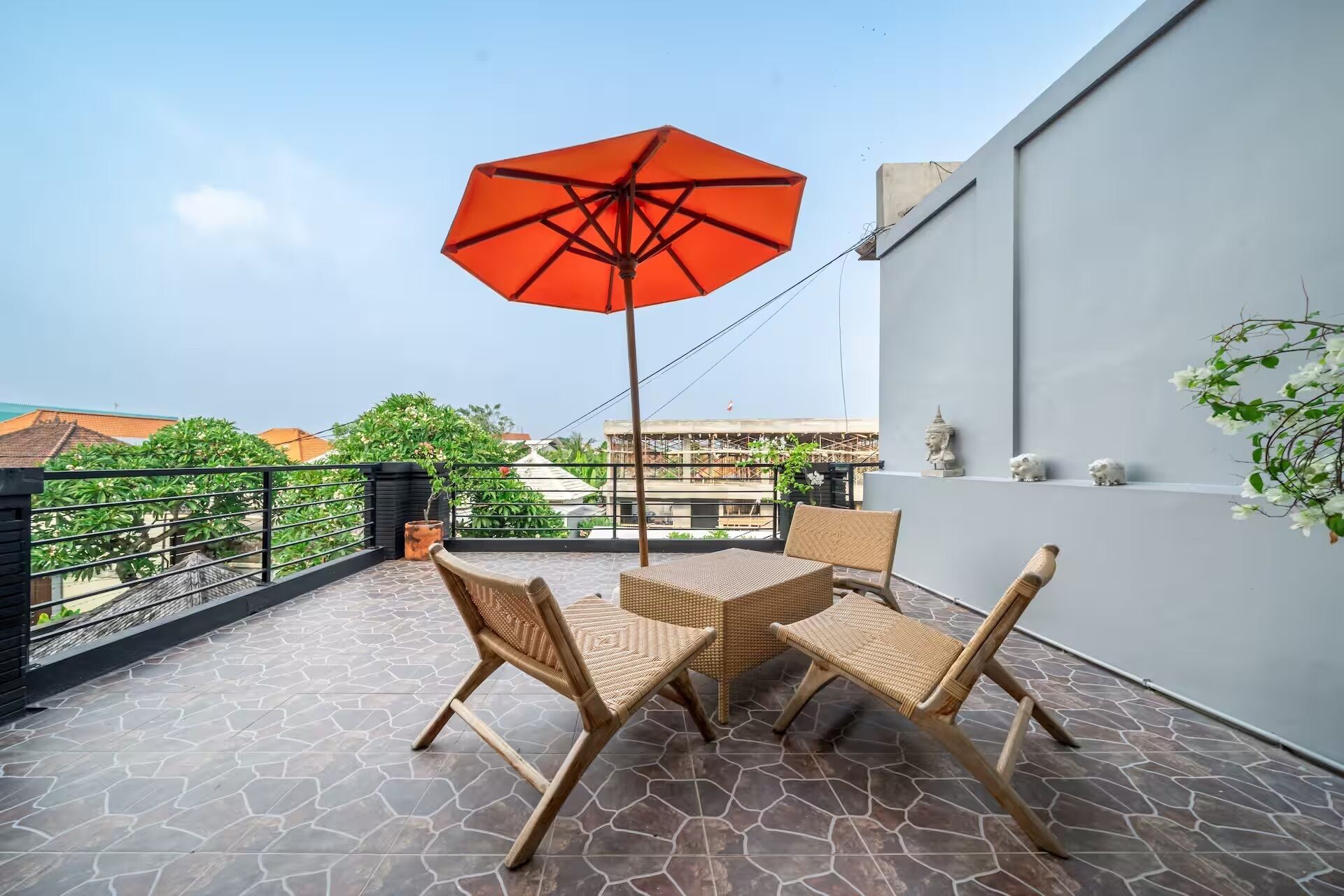 Vila Keluarga, 3 kamar tidur, kolam renang pribadi | Teras/patio