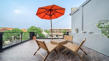 Vila Keluarga, 3 kamar tidur, kolam renang pribadi | Teras/patio
