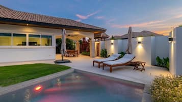 Deluxe Villa, Patio, Garden View | Pool | Outdoor pool