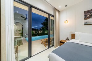 Vila superluxo, 4 quartos, piscina particular | Roupas de cama de algodão egípcio, roupas de cama premium