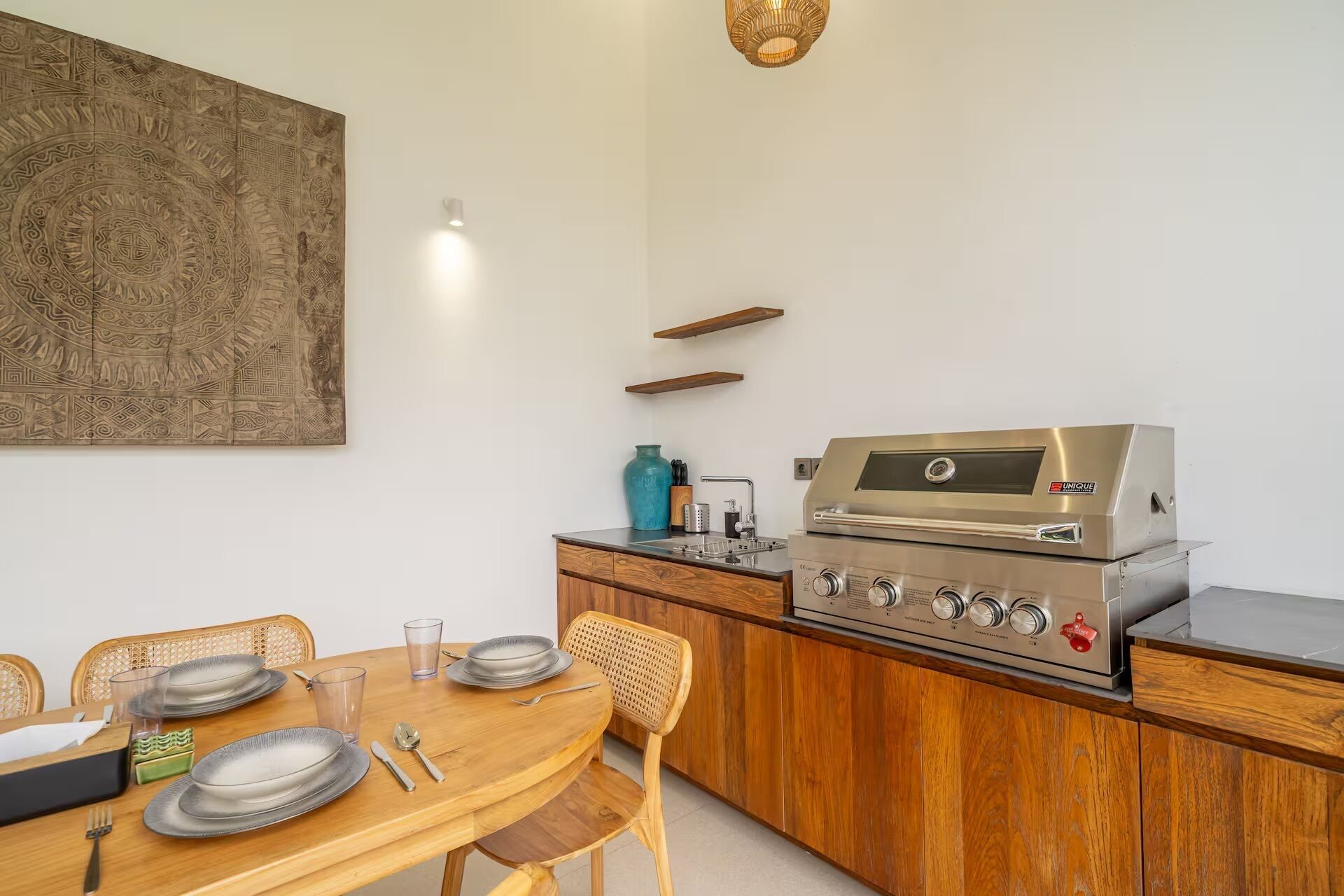 Villa Luxe, 4 chambres, piscine privée | Restauration