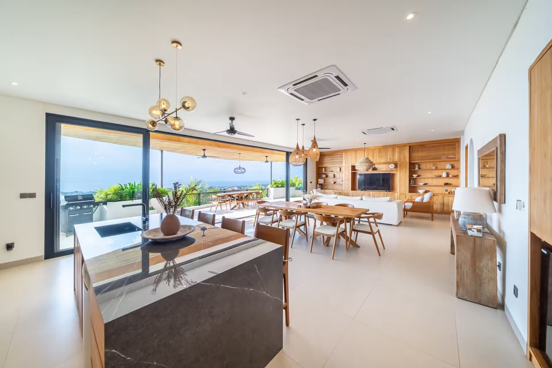 Villa Luxe, 4 chambres, piscine privée, vue océan | Intérieur