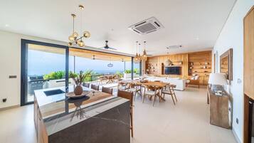 Villa Luxe, 4 chambres, piscine privée, vue océan | Intérieur