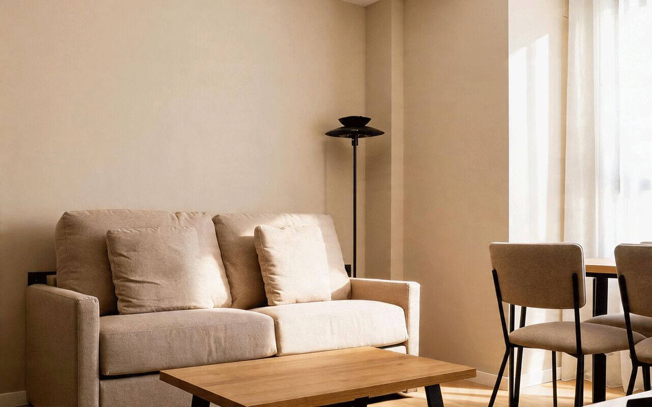 Apartamento, 1 habitación | Zona de estar | Una Smart TV
